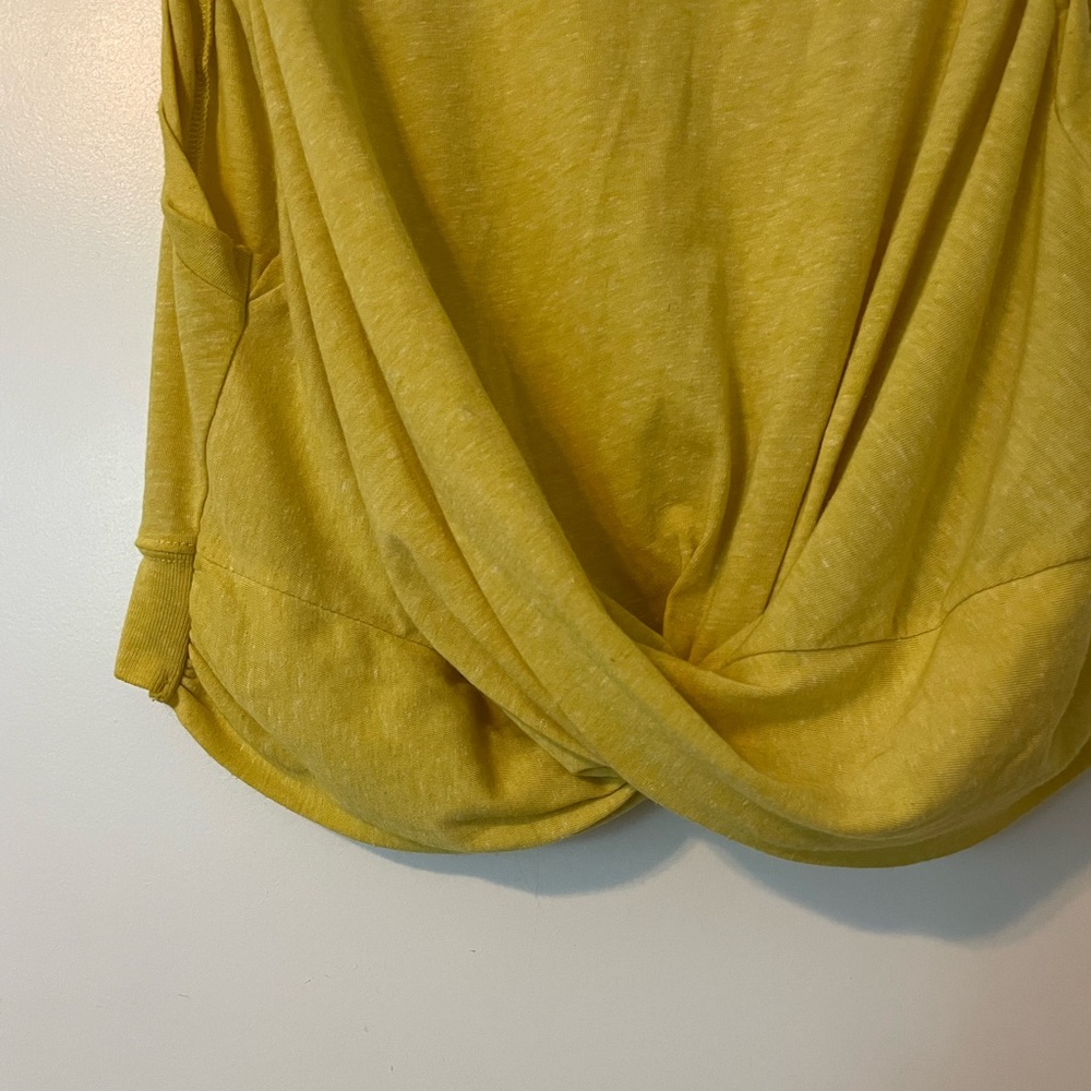 FREE PEOPLE Movement Yellow Cropped Tank - Picture 2 of 3